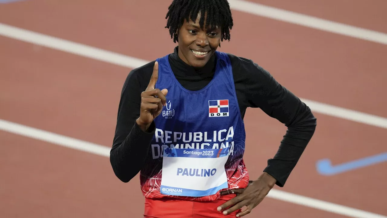 Paulino, one of the few track and field stars at Pan American Games, wins 2 gold medals