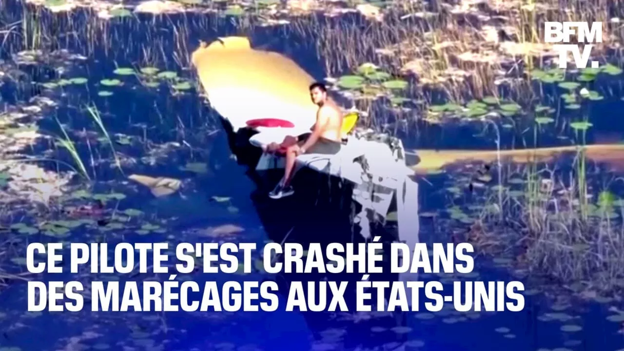 États-Unis: ce pilote a dû survivre 9 heures au milieu des alligators après un crash