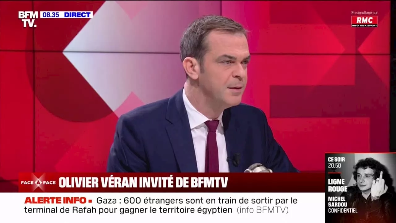 Olivier Véran: 'Plus 10.000 interventions des services de secours' ont été réalisées depuis le passage de la tempête Ciarán