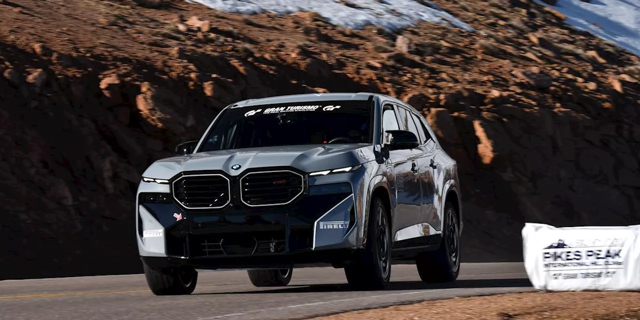 BMW XM Label Red Set Pikes Peak Record after June Crash