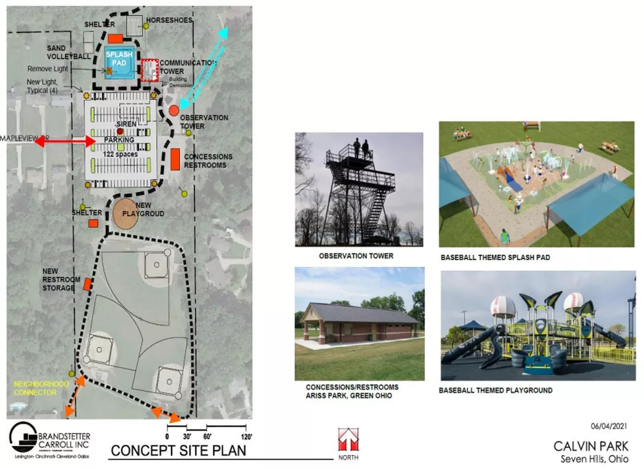 New observation tower in Seven Hills park creates safety, security concerns, some residents say