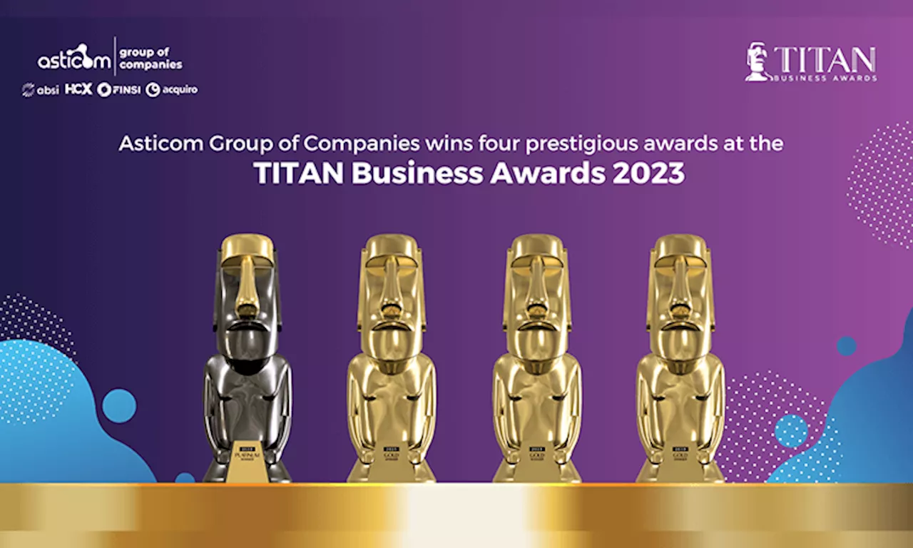 Asticom Group of Companies wins four prestigious awards at the TITAN Business Awards 2023