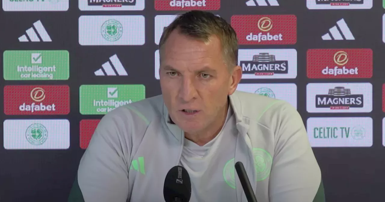 Brendan Rodgers Celtic presser in full as fixture frenzy aided