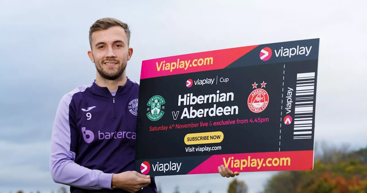 Dylan Vente says scoring goals is like ketchup as he targets Hibs cup success