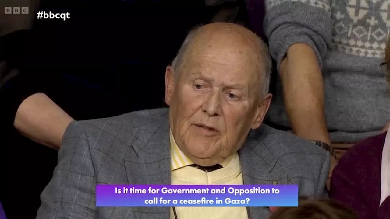 BBC Question Time audience member stuns Fiona Bruce by saying Israel's attacks on Gaza are 'like the...