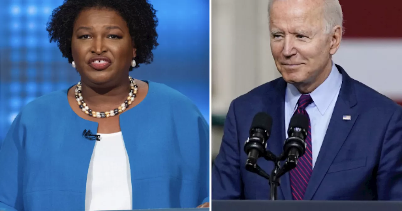 Abrams says Biden has ‘over-performed expectation’ and blames 'harder' times on ‘global issues’