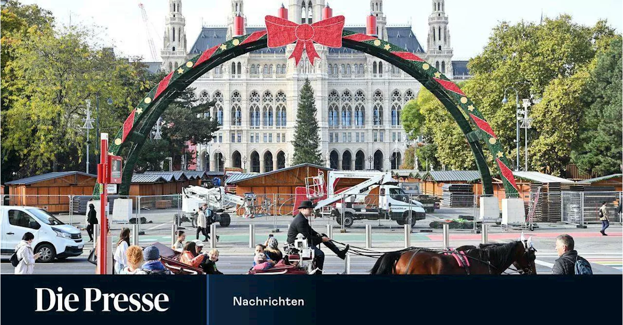 Wiens Christkindlmarkt heuer wieder mit „Bussiplatz“ beim Herzerlbaum