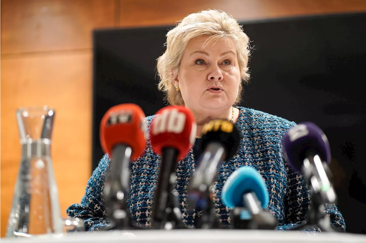 Erna Solberg etter Økokrim-beslutning: – I dag har jeg fått fylt på krefter