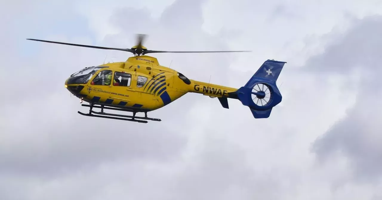 Air ambulances land as child and woman in wheelchair hit by car