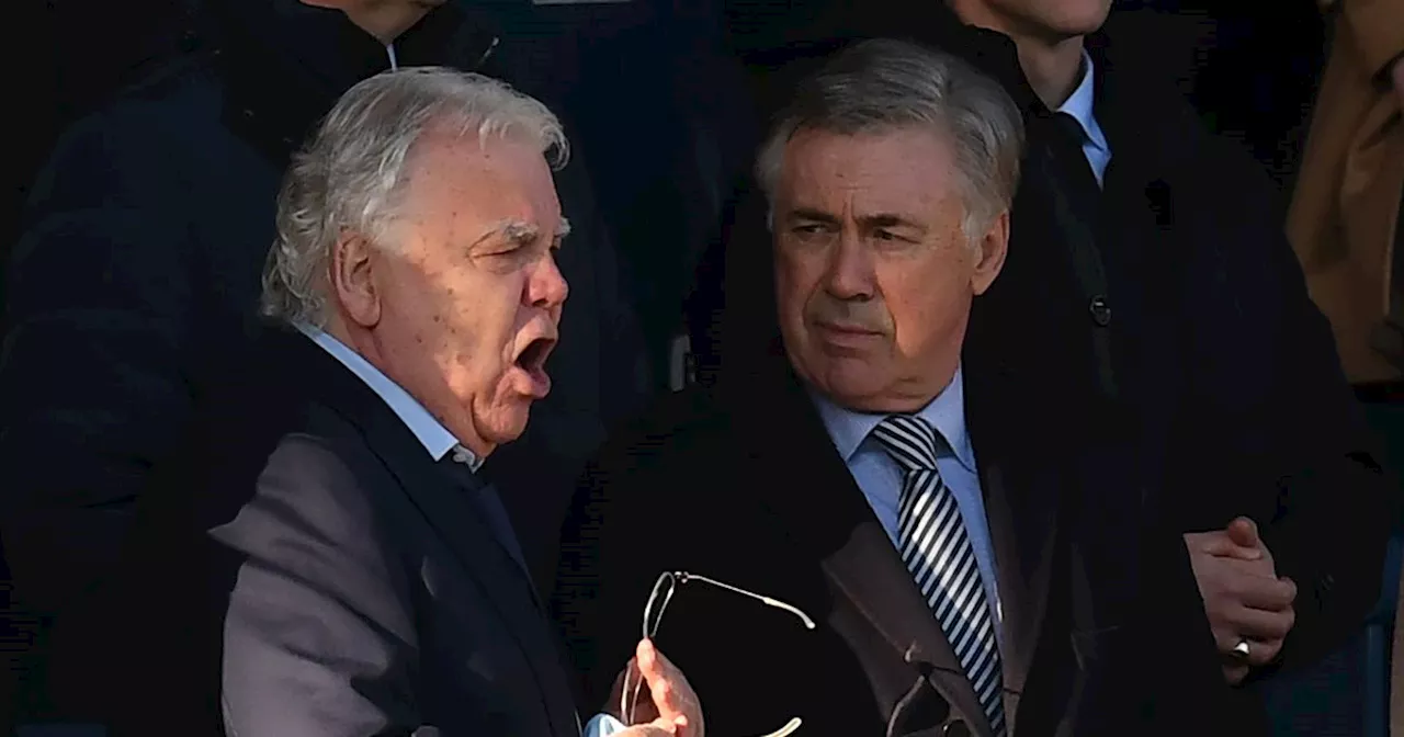 Carlo Ancelotti pays tribute to Everton chairman Bill Kenwright