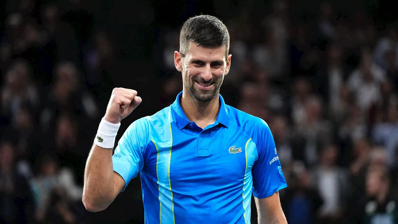 Rolex Paris Masters / Novak Djokovic, le sourire après la galère : 'C’était définitivement mieux'