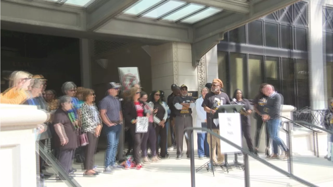 Jacksonville advocacy groups rally for gun violence prevention, education at city hall