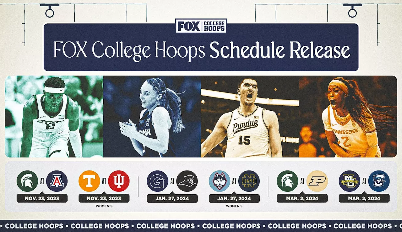 FOX 2023-24 college basketball schedule: 10 dates to circle, how to watch