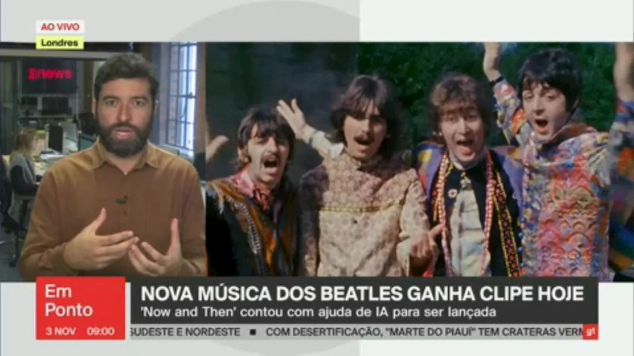 Beatles lançam 'Now and Then', música escrita e cantada por John Lennon há mais de quatro décadas