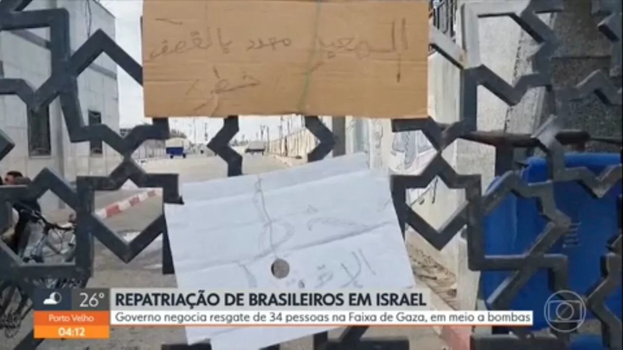 Brasileiros ficam de fora de nova lista de estrangeiros autorizados a deixar a Faixa de Gaza