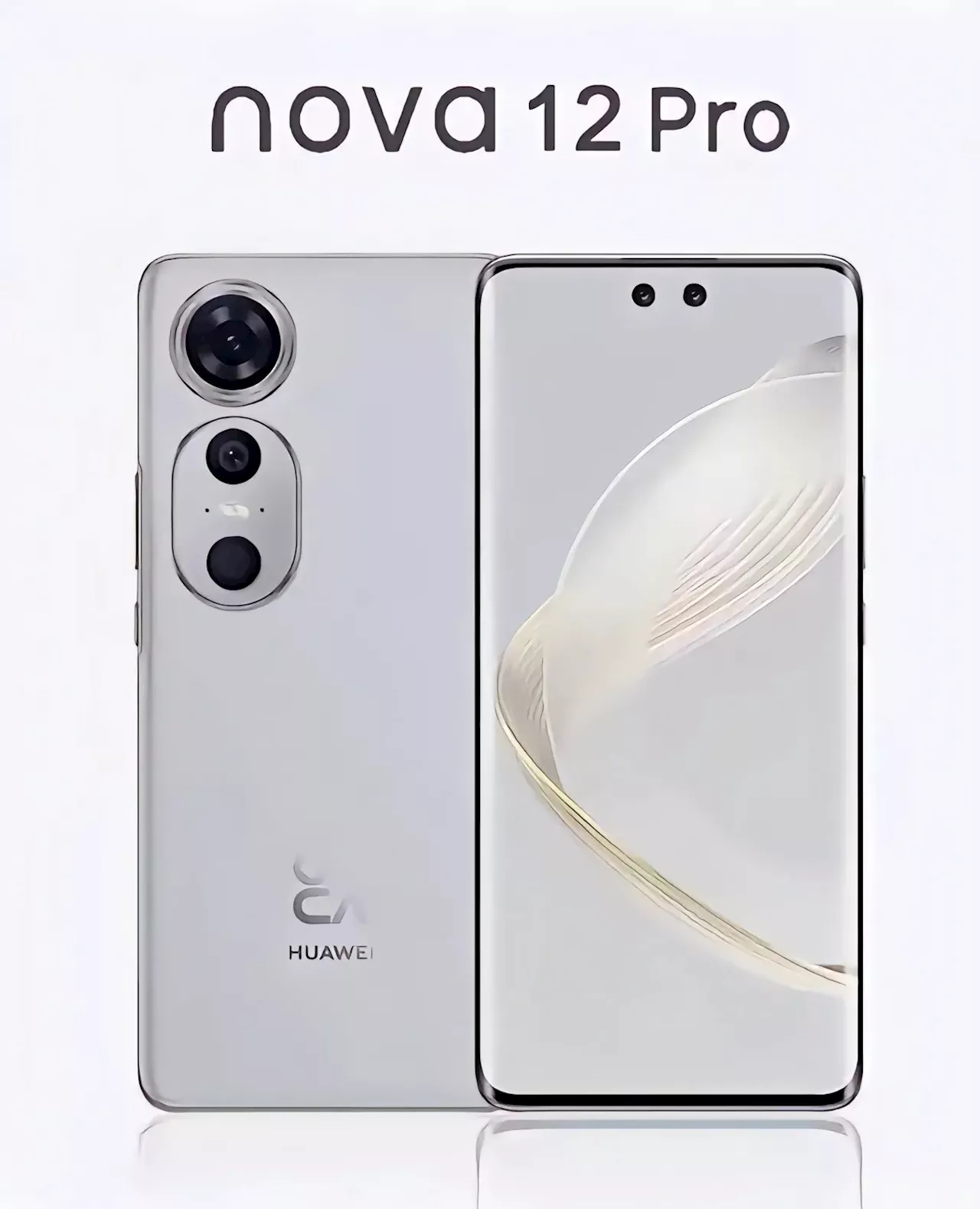 Alleged Huawei Nova 12 Pro render appears to reveal unique dual punch-hole display design