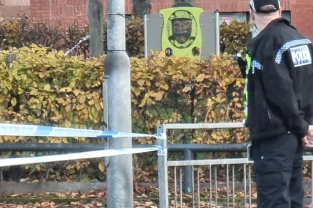 Police investigate in Clydebank's Dalmuir Square after incident