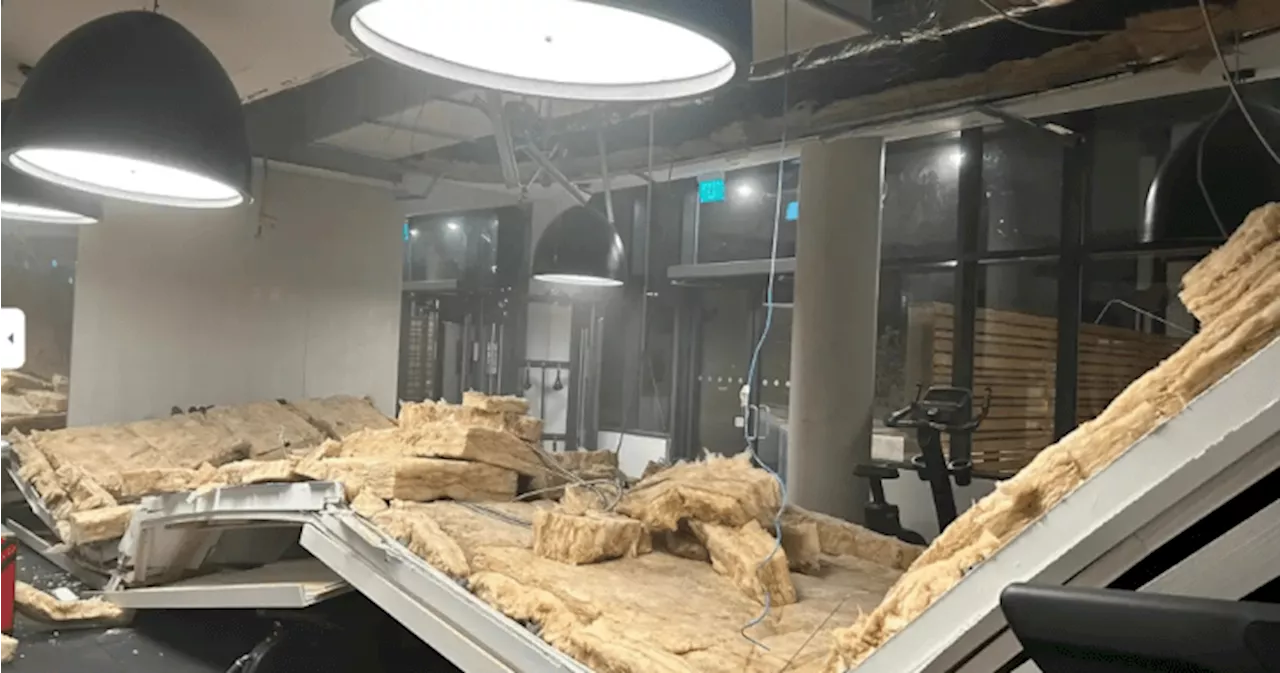 Investigation underway after gym ceiling collapses in new Toronto condo building