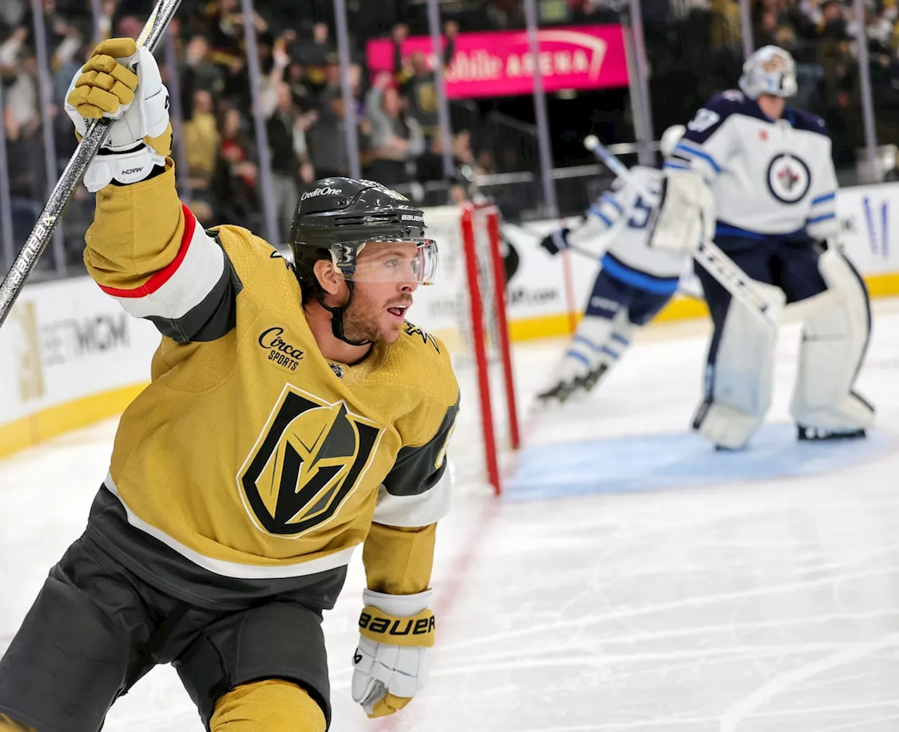 Marchessault’s hat trick leads Golden Knights to 5-2 win over Jets