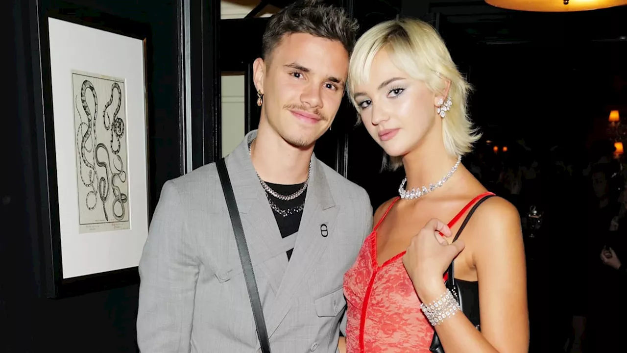 Romeo Beckham is so loved-up with girlfriend Mia in romantic photo from cosy living room