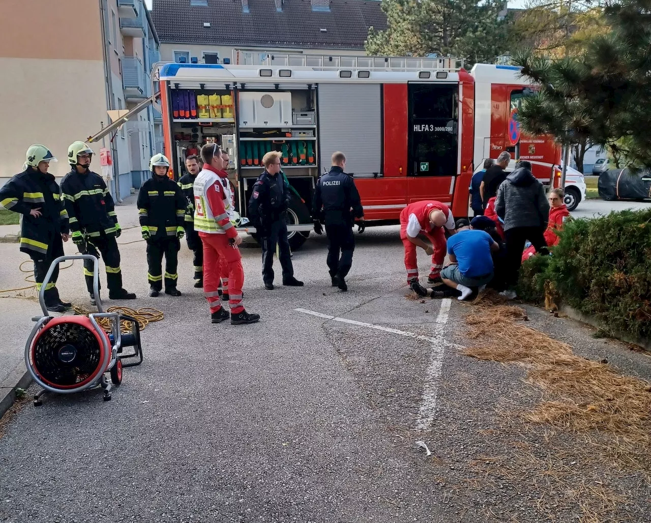 17-Jähriger bewusstlos! Feuerwehr rettet Familie