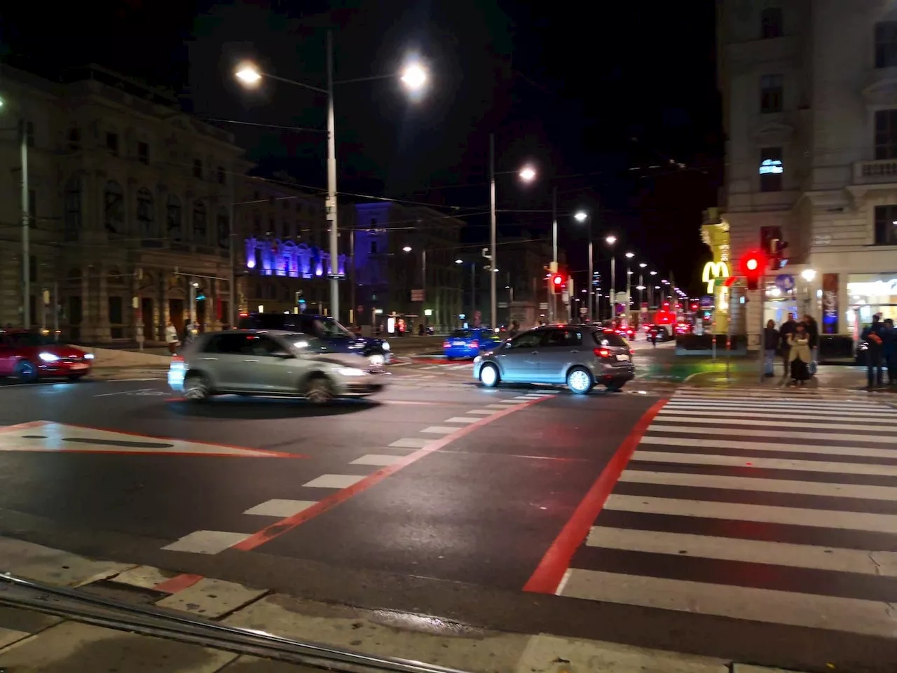 Touristin fährt als Geisterfahrer durch die Wiener City