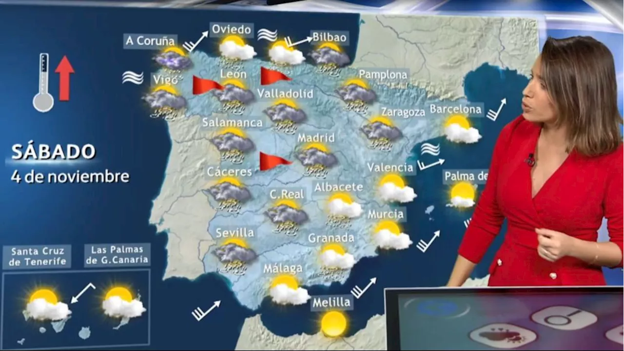 El sábado continuará el viento y las precipitaciones en casi toda España