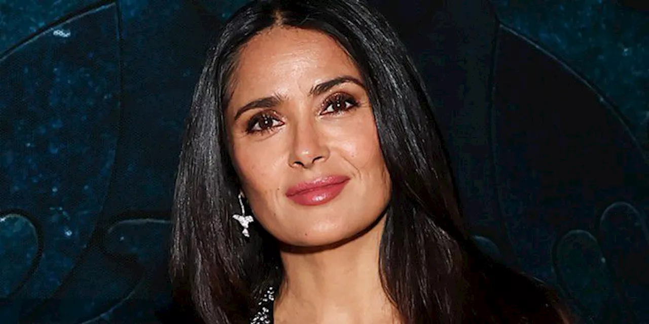 Salma Hayek Just Wore the Holiday Party Skirt of Our Dreams