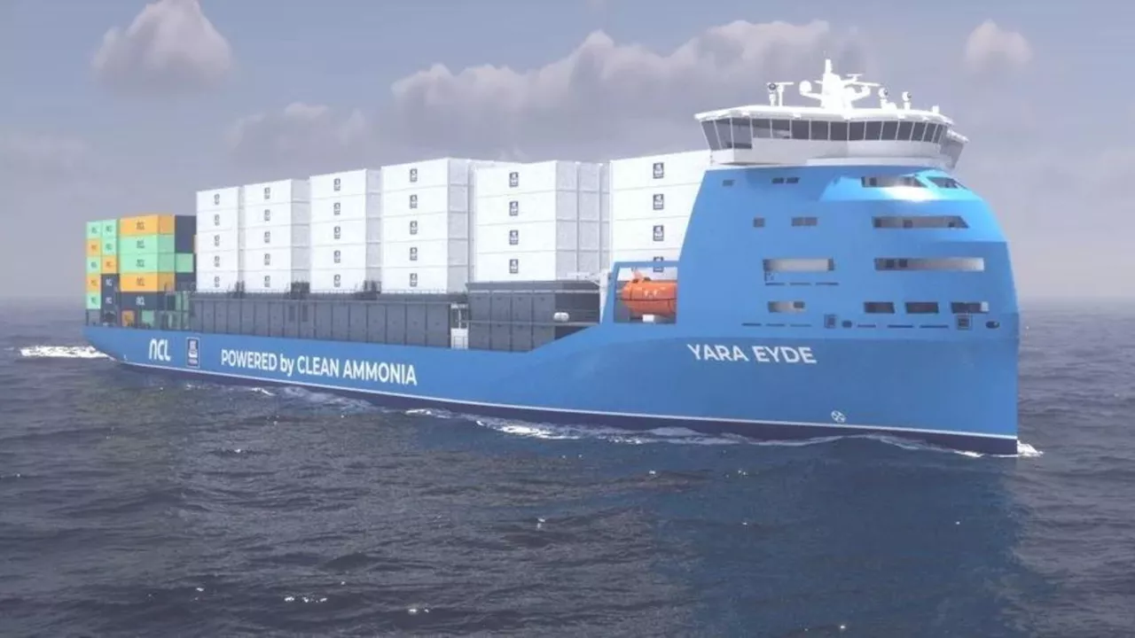 World’s first ammonia-fueled container ship to launch by 2026