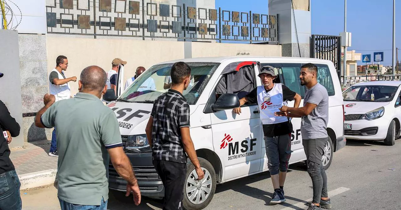 Head of MSF mission calls for ‘permanent ceasefire’ after attack outside Gaza Hospital