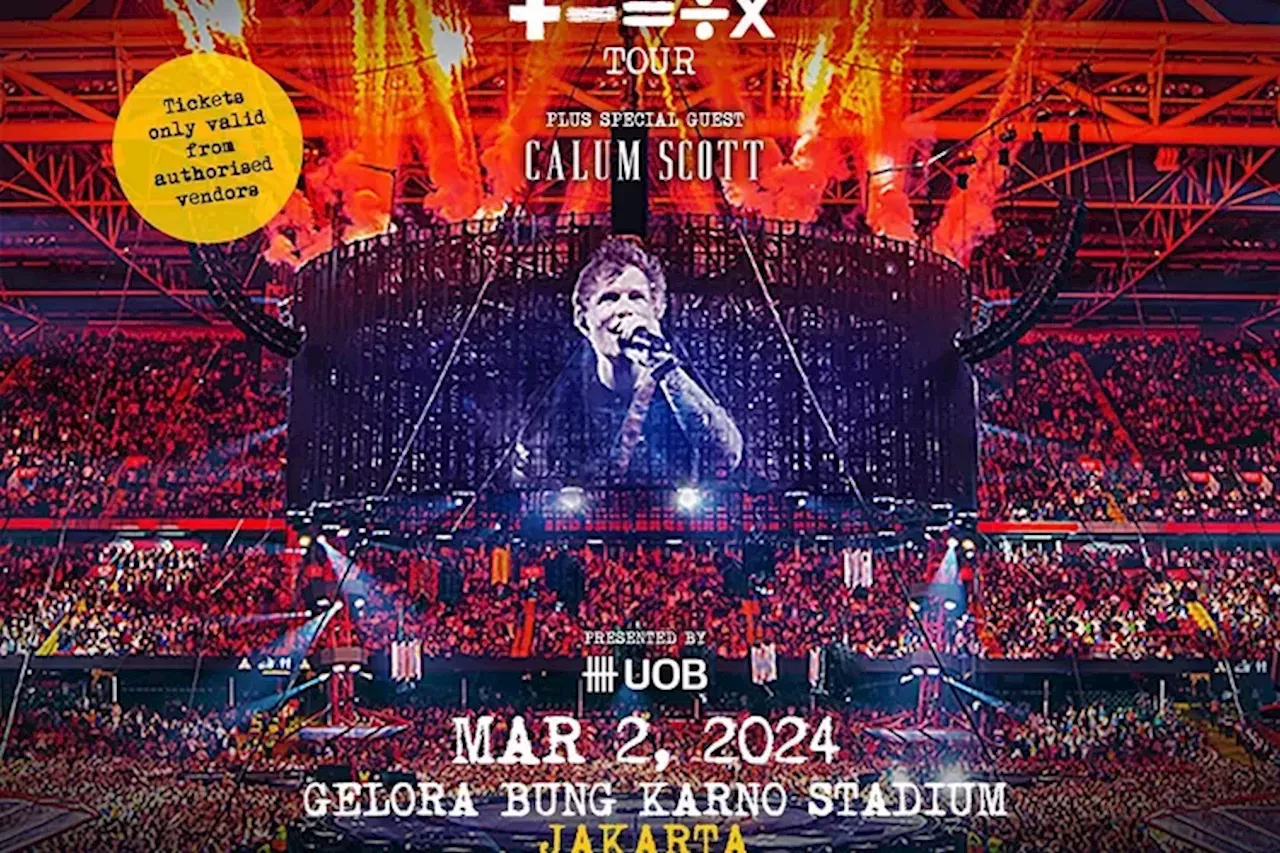 Konser Ed Sheeran di Jakarta pada Maret 2024 Bertajuk The Mathematics