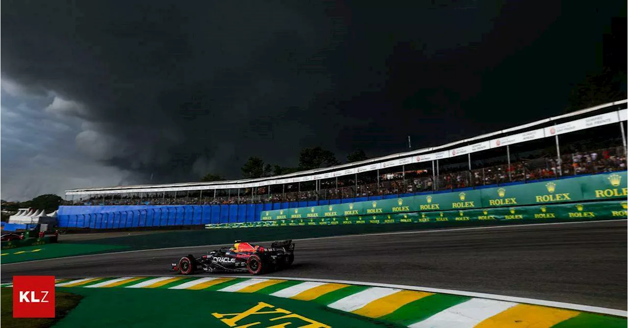 Formel 1 in Brasilien:Tribüne zusammengebrochen: Chaos nach Unwetter in Sao Paulo