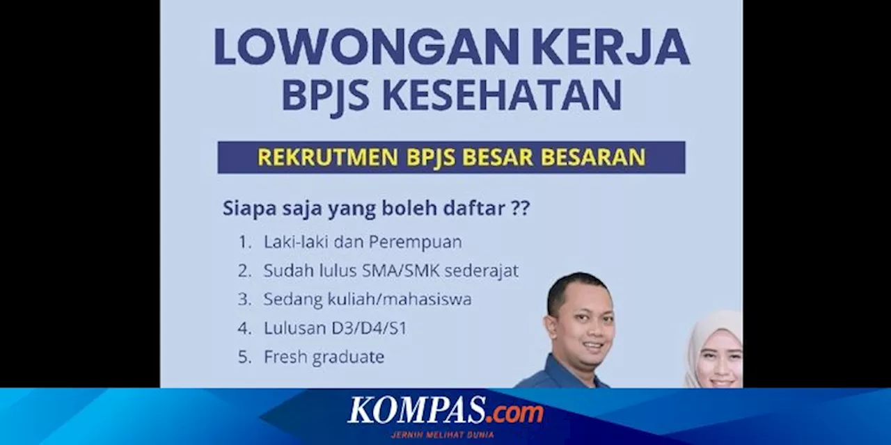 Beredar Informasi Rekrutmen Besar-besaran, BPJS Kesehatan: Hoaks