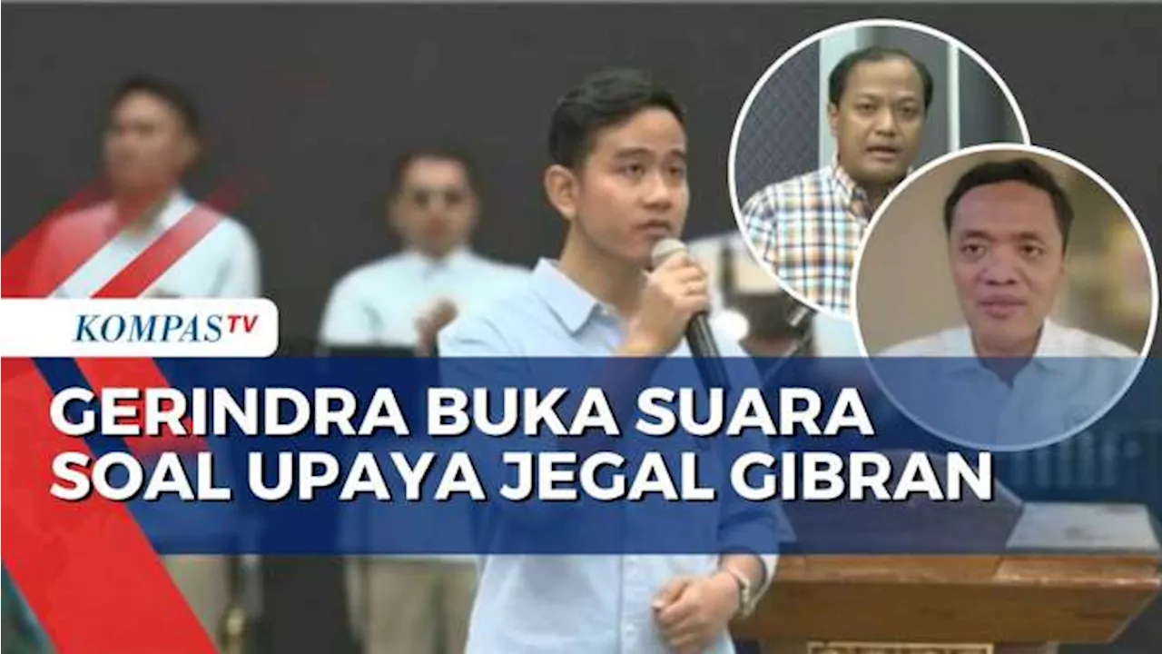 Gerindra Sebut Ada Operasi Rahasia Ingin Gagalkan Gibran Jadi Cawapres Prabowo