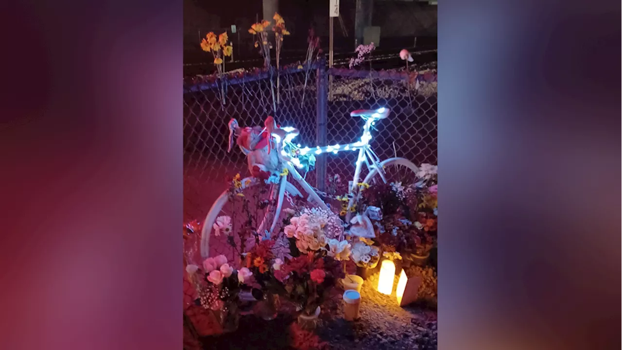 Memorial assembled for cyclist killed when struck by FrontRunner on Salt Lake City TRAX