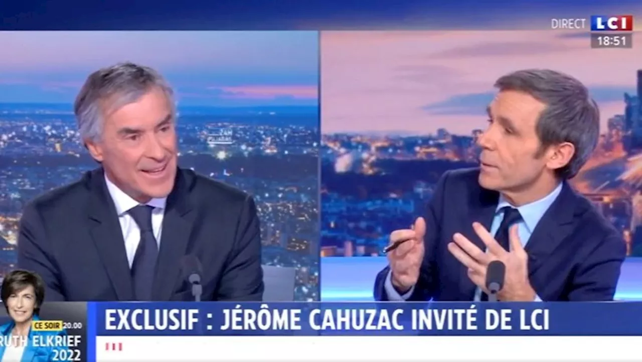 Retour politique de Jérôme Cahuzac : David Pujadas y croit, 'cela ne me choquerait pas'