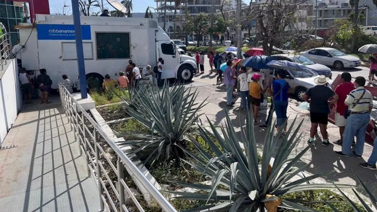 Citibanamex reinicia servicios bancarios en tres 3 sucursales de la Av. Costera Miguel Alemán de Acapulco