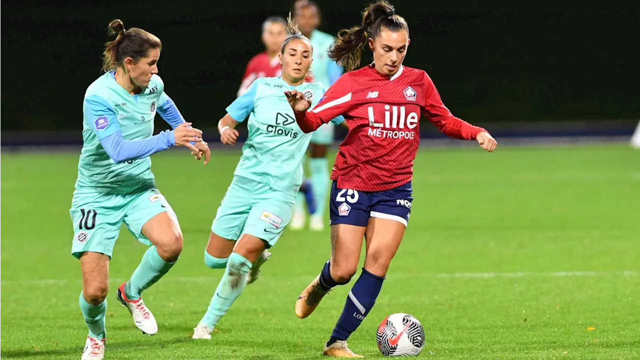 Football (D1 féminine) : un bon point de pris pour le LOSC face à Montpellier