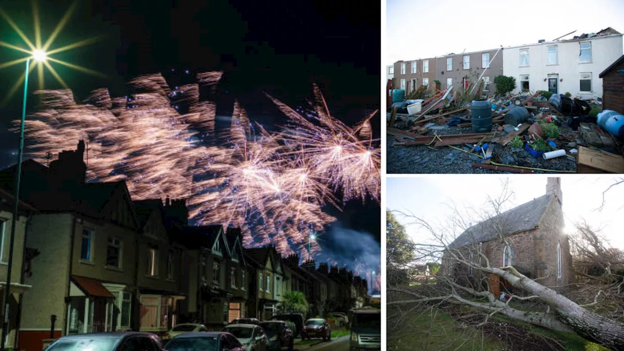 Bonfire Night to be a washout for many, as strong winds and heavy rain continue after Storm Ciaran passes