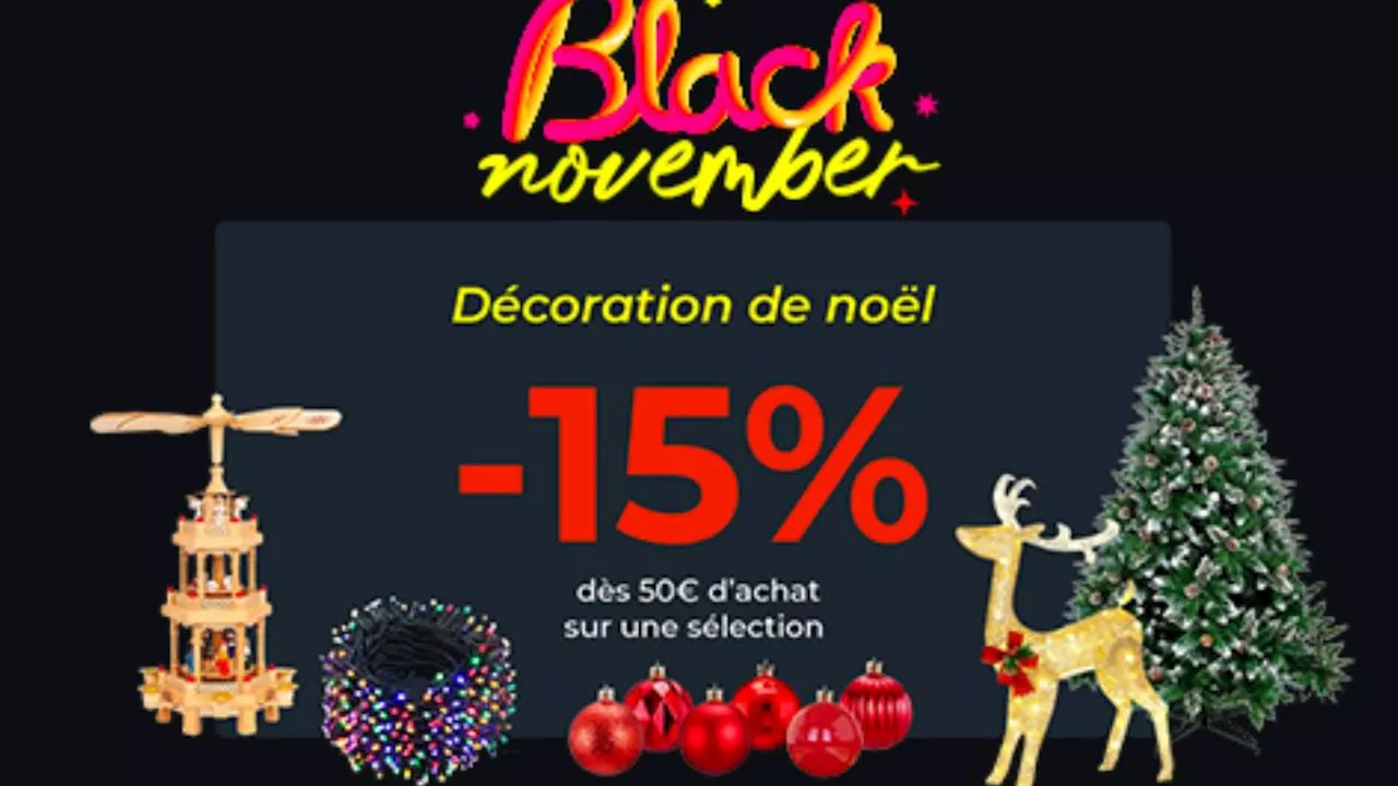 Préparez dès maintenant vos décorations de Noël avec les offres Cdiscount