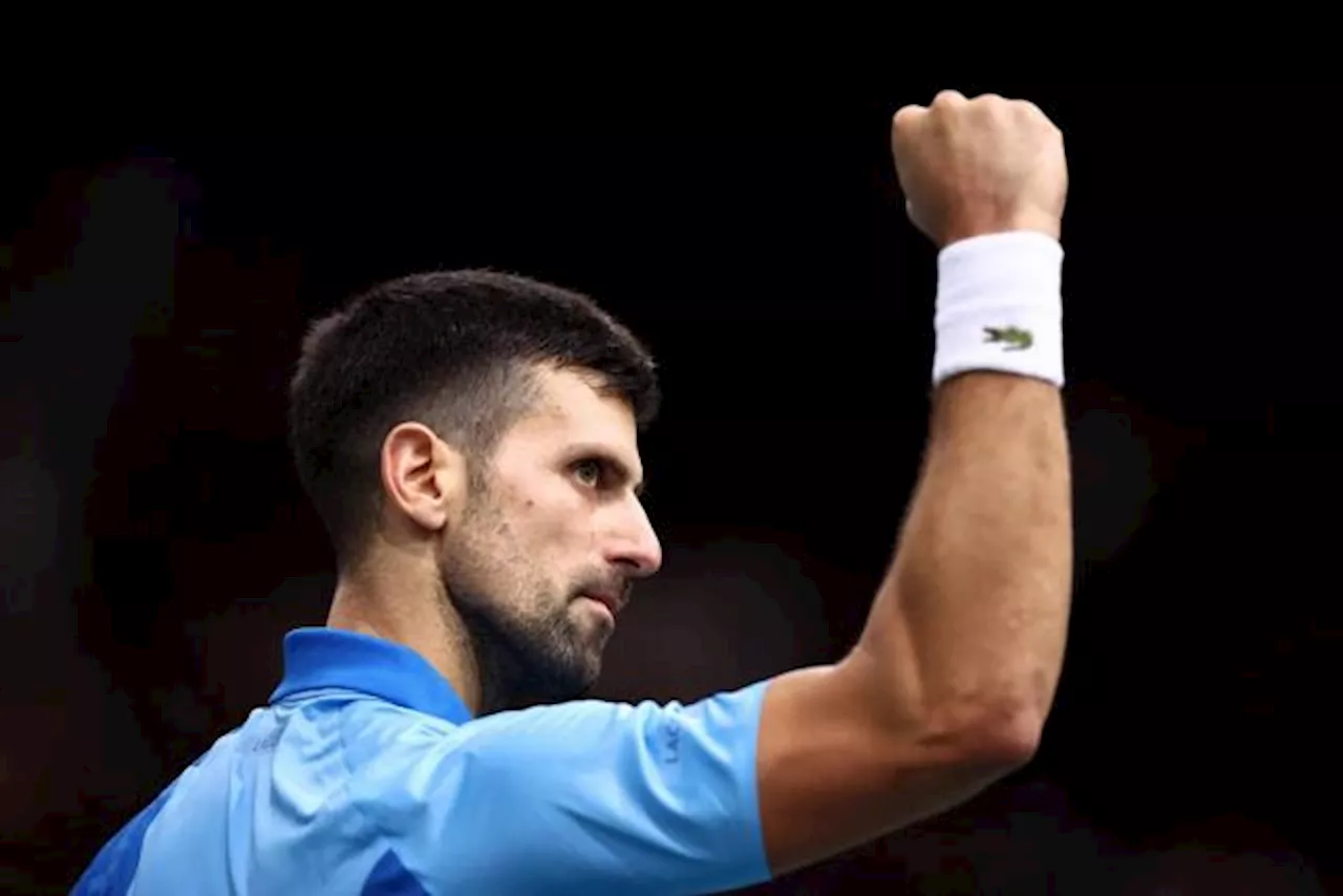 Novak Djokovic écarte Holger Rune et file en demi-finales du Rolex Paris Masters