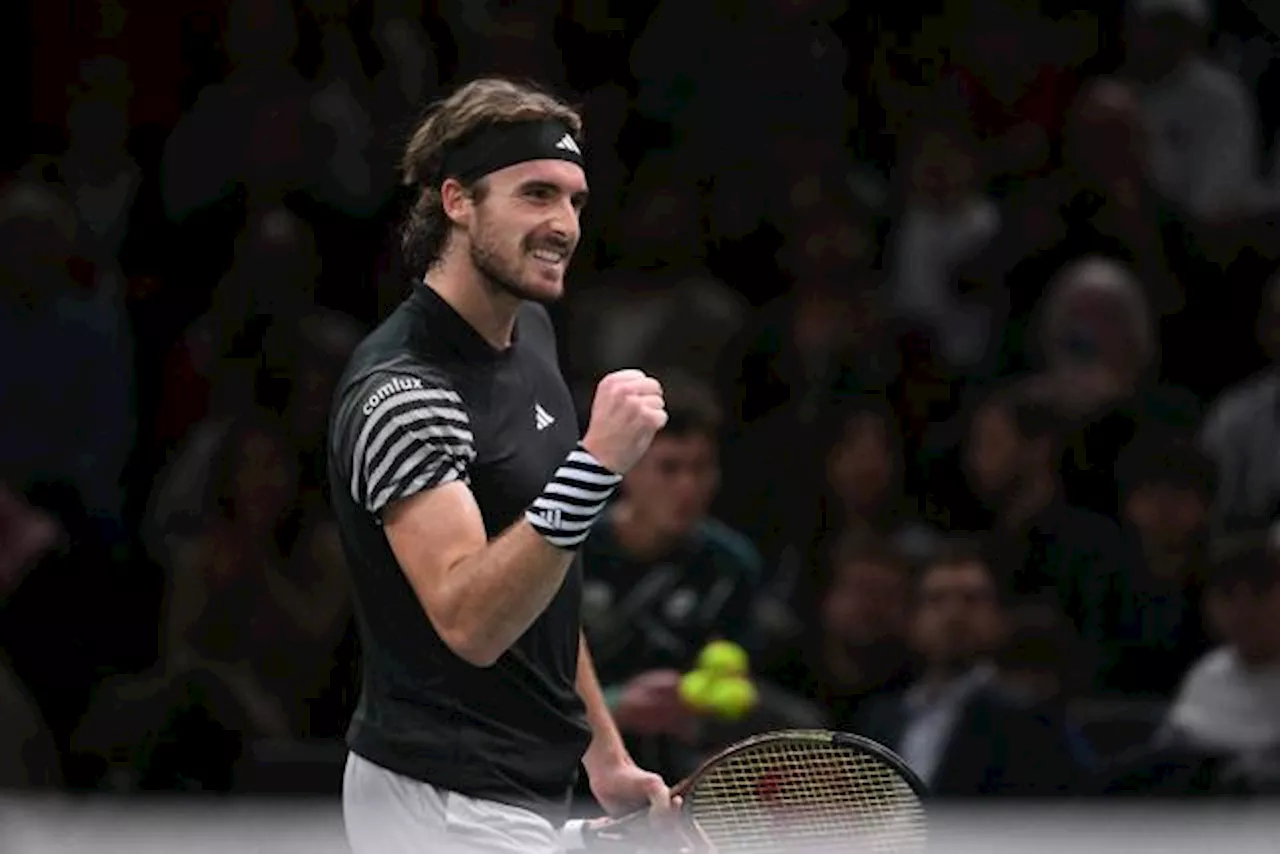 Stefanos Tsitsipas rejoint Grigor Dimitrov en demi-finales du Rolex Paris Masters