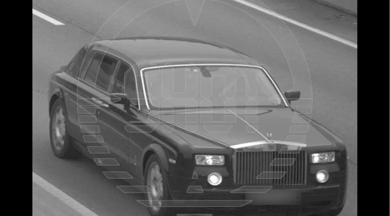 SHOT: Rolls-Royc Аллы Пугачёвой везёт её в Санкт-Петербург