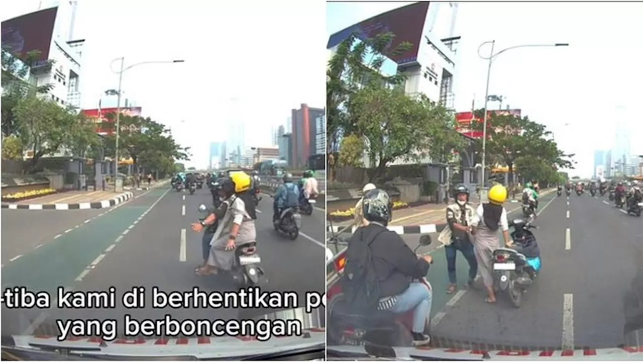 Aksi Pria Hentikan Ambulans di Tengah Jalan Demi Istri yang Mau Melahirkan Ini Viral