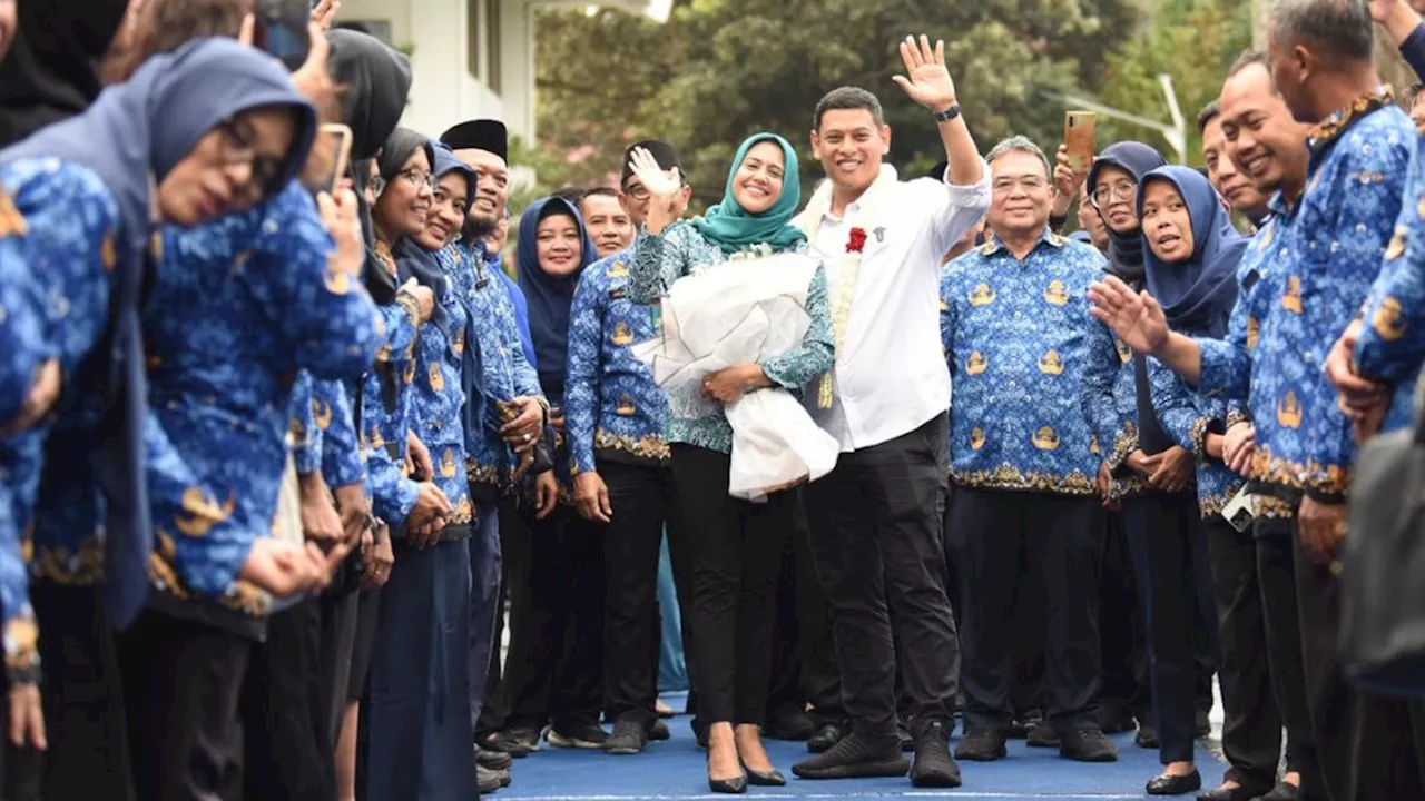 Di Tengah Rintik Hujan, Mas Abu Pamitan Akhiri Masa Jabatan Wali Kota ke ASN Kota Kediri