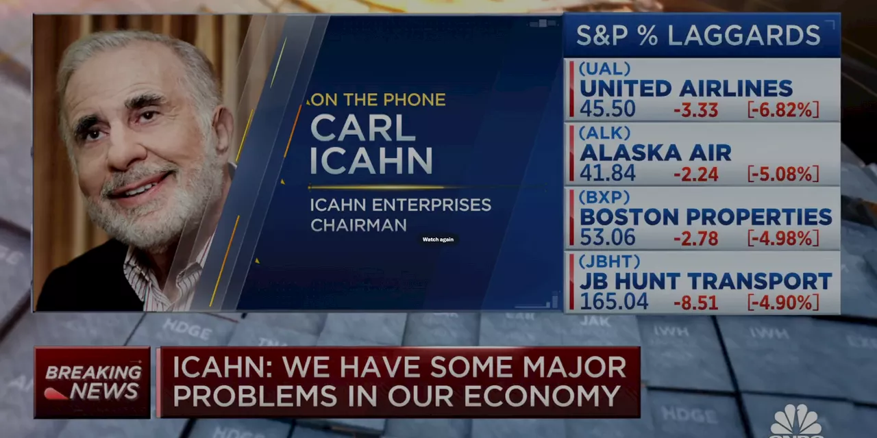 Carl Icahn's investing arm rallies after third-quarter loss narrows and revenue beats