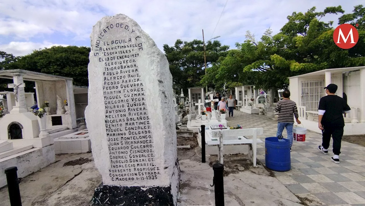 Cementerio de Árbol Grande de Ciudad Madero resguarda tumbas de personajes destacados