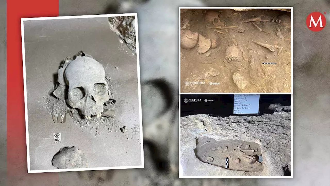 Localizan tumba prehispánica de 1,500 años en Ixcaquixtla, Puebla