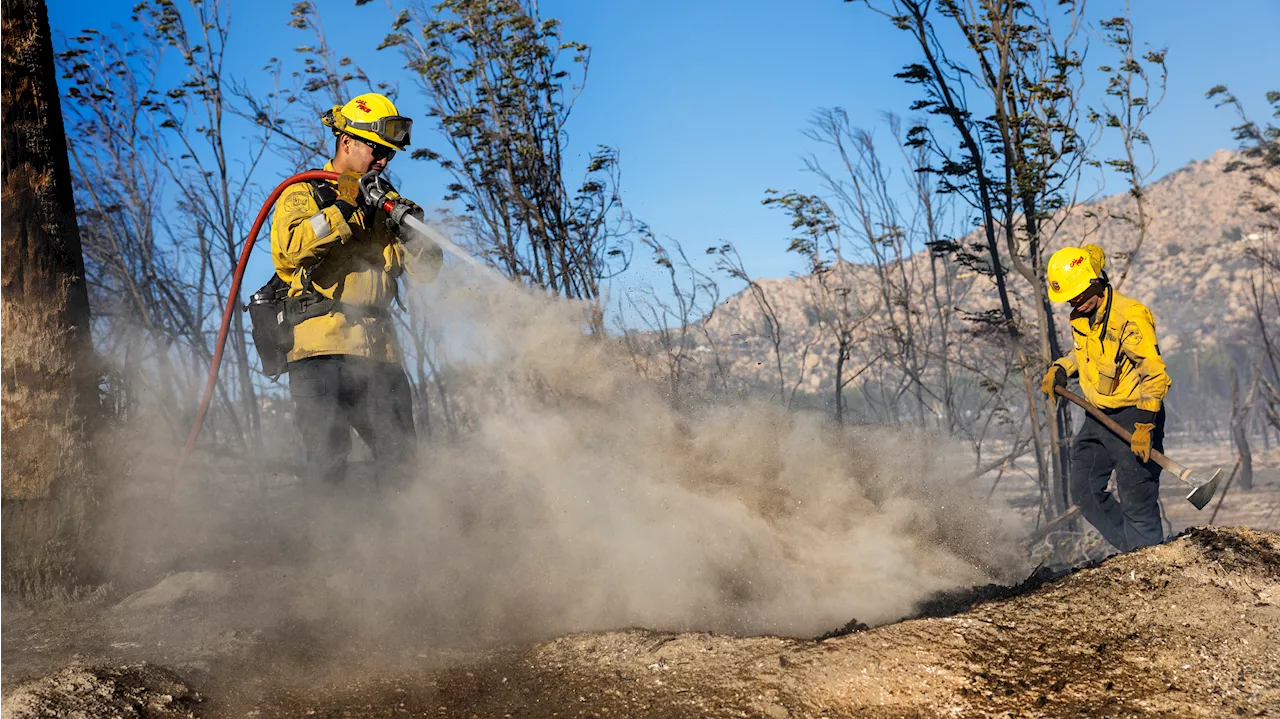 Crews make containment gains against Highland Fire