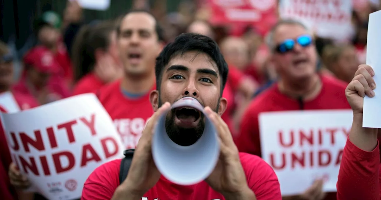 Tens of thousands of Las Vegas Strip hotel workers at 18 casinos could on go strike this month